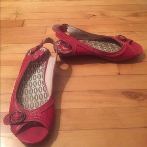 Fly London kitten heel slings